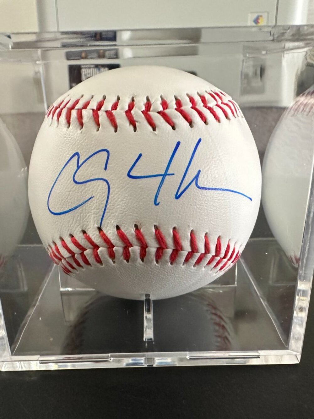 Clayton Kershaw signed LA Los Angeles Dodgers autographed baseball w/COA - 910